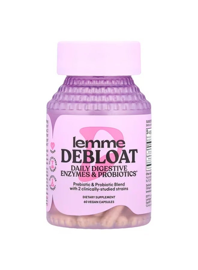 ليمي  ليمي، ديبلوت، إنزيمات هضمية يومية وبروبيوتيك، 60 كبسولة نباتية - Image 1